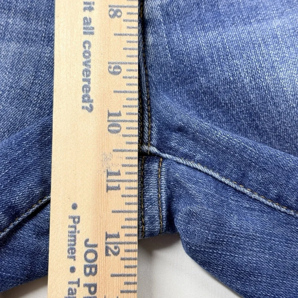 Good American Jeans Womens 0/25 Blue Good Waist High Rise Skinny Distressed - Picture 8 of 16